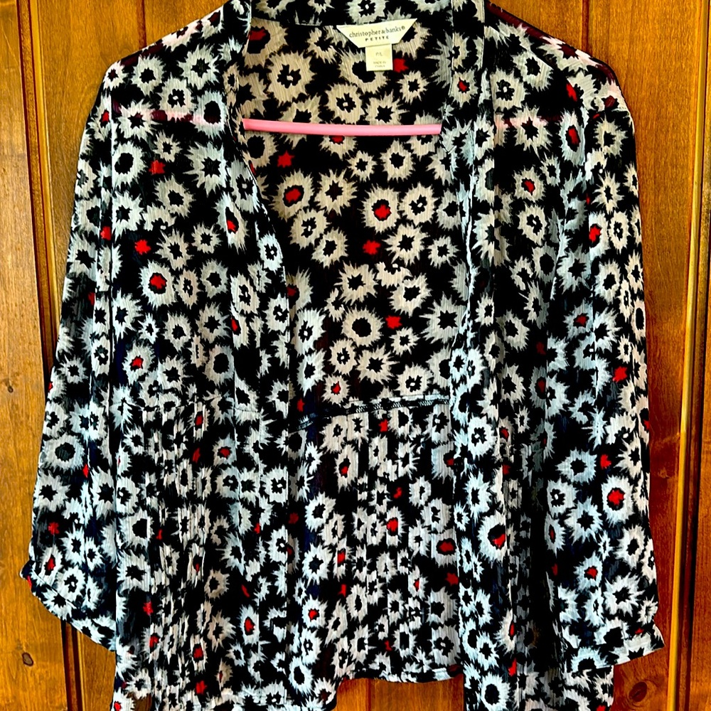 Open light blouse